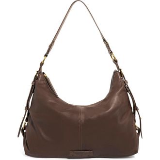 American Leather Co. Thayer Perfect Leather Hobo Bag in Chocolate at Nordstrom Rack