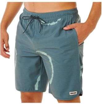 Rip Curl Pacific Rinse Dye Volley Badehose f&uuml;r Herren | t&uuml;rkis