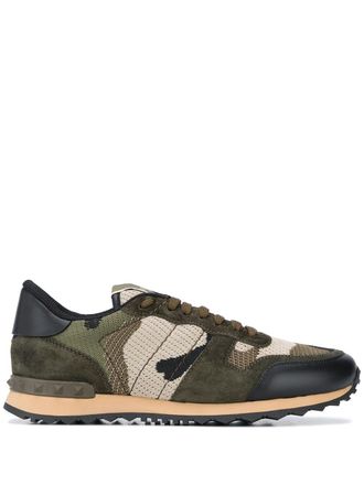 Valentino Garavani Sneakers Rockrunner Camouflage - Verde