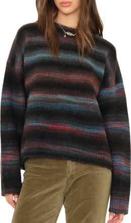 Xirena Anders Pullover Sweater In Black Ombre