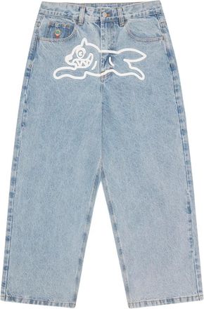 Icecream Straight Fit Jeans, male, Blue, W34, Running DOG Triple Scoop Denim Pant
