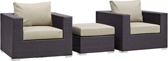 ModWay Outdoor Convene 3Pc Outdoor Patio Sofa Set