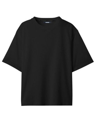 Jacquemus Black Crew Neck T-Shirts