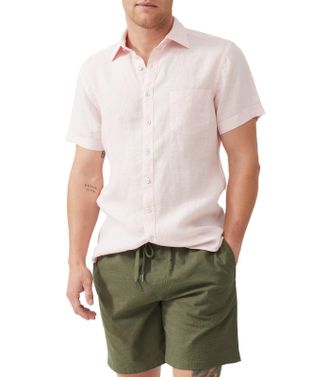 Rodd & Gunn Ellerslie Sports Fit Short Sleeve Linen Shirt