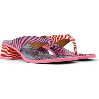 Camper Kora Twins Mismatch Flip Flop in Pink - Assorted at Nordstrom, Size 41