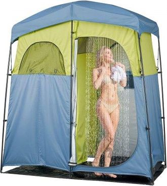 OEM Tienda De Ducha Con Bolsa De Ducha, Piquetas, Cuerdas, Bolsa De Transporte Y Postes De Soporte, Fabricada En Tejido Oxford 150d Para Camping, Playa Y 