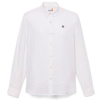 Timberland Mill Brook Linen Shirt Hemd f&uuml;r Herren | wei&szlig;