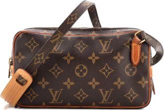 Louis Vuitton Pochette Marly Bandouliere Bag Monogram Canvas crossbody bag - Bruin