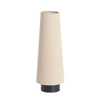 Light & Living L&aacute;mpara De Mesa - Howie - Beige - Textil - - Light&living