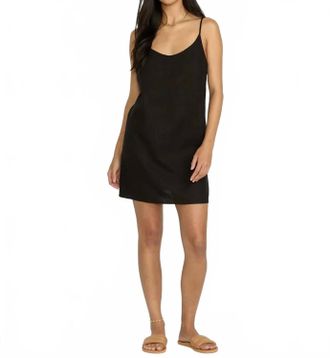 Billabong Summer Love Slip Dress In Black
