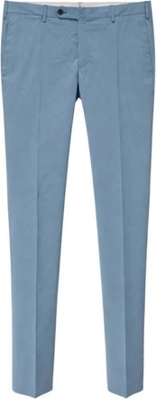 Pantaloni Torino Super Slim Chinos - Heren - Chinos - Blauw - M - Katoen - Broeken