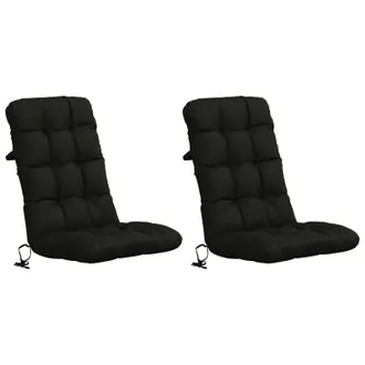 vidaXL Cojines Para Sillas De Respaldo Alto En 2 Piezas Vianen 2 Pcs Vidaxl
