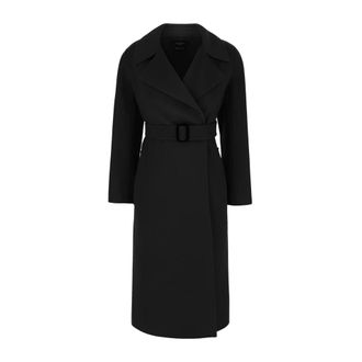 Max Mara Dames, Mantels, Zwart, Maat: XS Wol