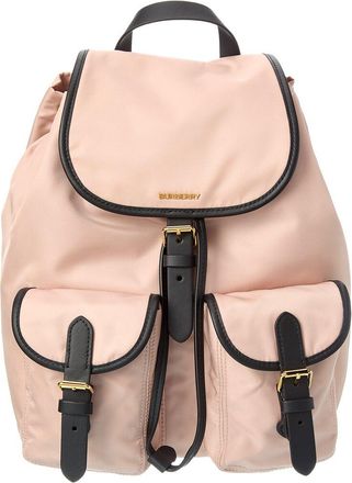 Burberry Nylon & Leather Backpack