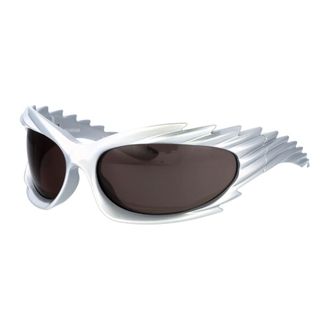 Balenciaga Spike Rectangle Sunglasses - unisex - Balenciaga - Sunglasses - Gray - ONE SIZE - Accessories