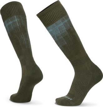 Le Bent Light Cushion Pixel Snow Socks Green XL