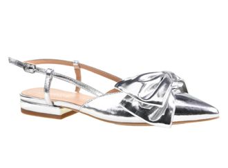 Chinese Laundry Womens Harmony Metal Flats In Silver