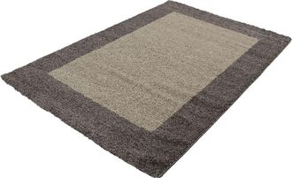 Nazar Rugs Alfombra shaggy bicolor para sal&oacute;n Topo-200x290