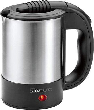 Clatronic Wkr 3624 Tetera El&eacute;ctrica 0,5 L 1000 W Negro, Acero Inoxidable