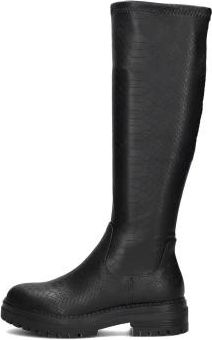 Omoda Zwarte Hoge Laarzen- Model C0358-5 - Dames - Hoge Laarzen - Zwart - 37 EU - Schoenen
