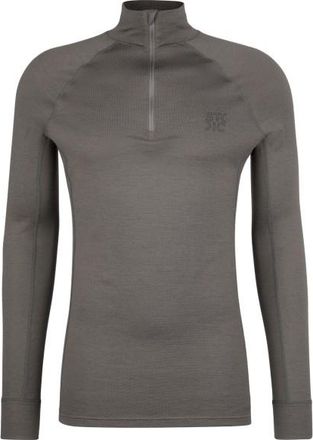 Stoic Merino240 BengtSt. Half Zip Merinounterwäsche für Herren | grau