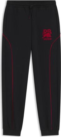 HUGO BOSS x RB stretch-cotton sweatpants with bull motif