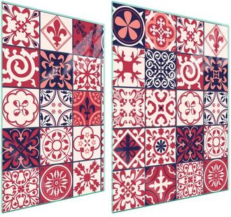 OEM Placa Protectora De Vidrio Para Estufa 70x52 Mosaico