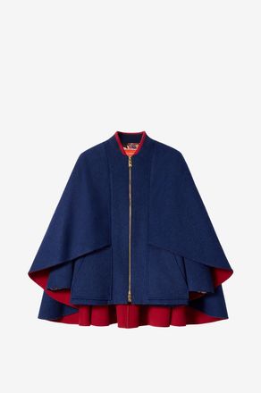 La DoubleJ Doppellagiges Wollcape Baker Street