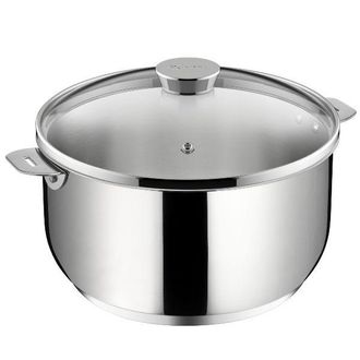 Lagostina Olla De Acero Inoxidable De 24 Cm + Tapa. - 12138031224 - Lagostina