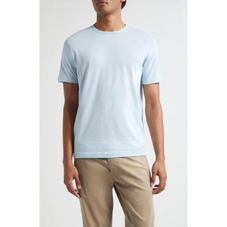 Sunspel Cotton Crewneck T-Shirt in Frost Blue at Nordstrom, Size Xx-Large
