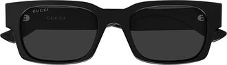 Gucci Grey Rectangular Mens Sunglasses GG2084S 001 52