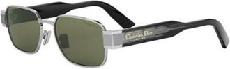 Dior Authentieke Label Bril met Topkwaliteit - Heren - Zonnebrillen - Grijs - 54 MM - Accessoires