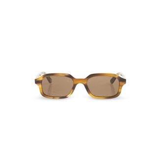 Alexander McQueen Sunglasses - male - Alexander McQueen - Sunglasses - Brown - ONE SIZE - Accessories