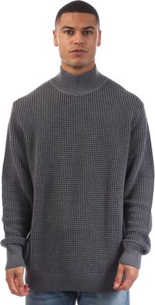 HUGO BOSS Herentrui Maurelio met hoge hals (Grijs)