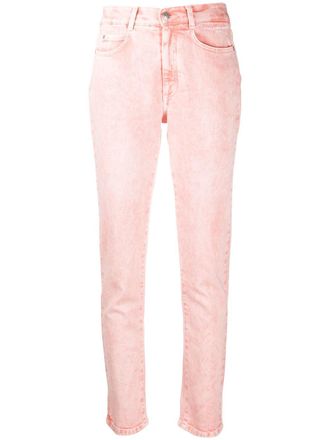 Stella McCartney straight leg jeans - women - Cotton - 27 - White