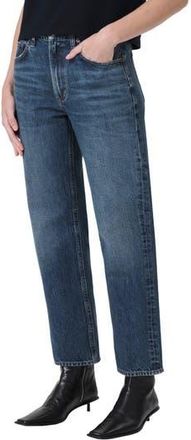 A Gold E Valen High Waist Ankle Straight Leg Jeans in Essence at Nordstrom Rack, Size 31