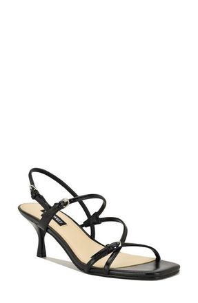 Nine West Hayla Strappy Sandal in Black at Nordstrom, Size 8.5