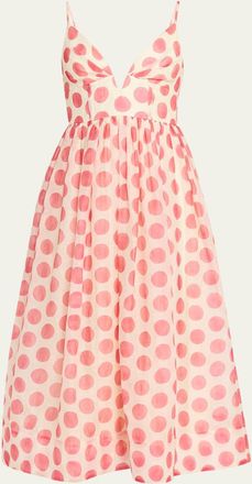 Cara Cara Pero Printed Sleeveless Midi Dress