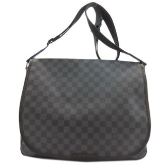Louis Vuitton Damier Graphite Dark Gray Damier Canvas Shoulder Bag (Pre-Owned)