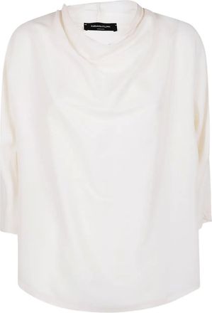 Fabiana Filippi Blusa con maniche a 3/4 - Toni neutri