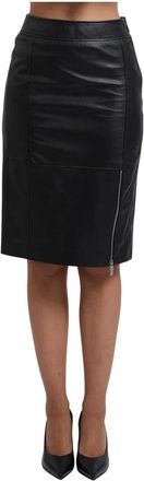 A|X Armani Exchange Rokken - Dames - Kokerrokken - Zwart - L - Leer - Rokken