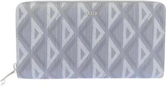 Dior Pre-owned Vintage Lange Portemonnee (Bi-fold) - Heren - Vintage Accessoires - Grijs - ONE Size - Vintage