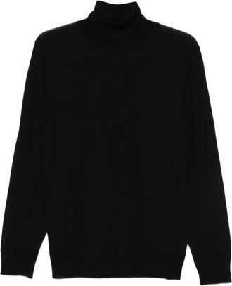 Barena Zwarte Sweater Collectie - Heren - Coltruien - Zwart - XL - Truien & Vesten