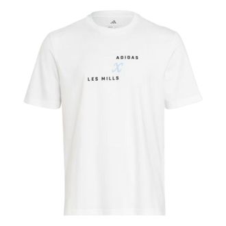 adidas Les Mills One Tribe Graphic Short Sleeve T-Shirt White KE7821