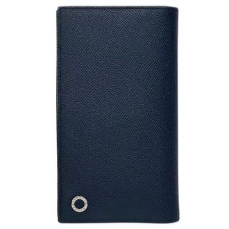 Bulgari Pre-owned Wallets, male, Blue, Size: ONE SIZE Pre-owned Wallet (bi-fold)