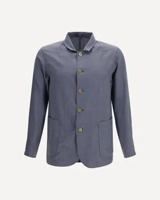 Finamore Cotton and silk blend Jacket Male 48