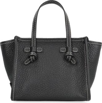Gianni Chiarini Tassen, Dames, Zwart, ONE Size, Leer, Miss Marcella Leren mini handtas