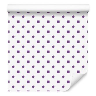 OEM Carta Da Parati A Pois Bianchi E Grigio Chiaro, Dettagli Fini 50x1000 Cm