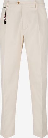 Marco Pescarolo Gerade Hose aus Baumwollcanvas Far