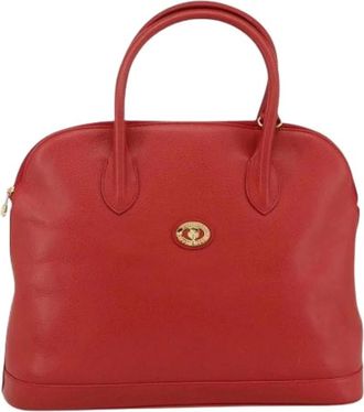 Burberry Pre-owned Handbags, female, Red, Size: ONE SIZE Pre-owned Vintage Handbag